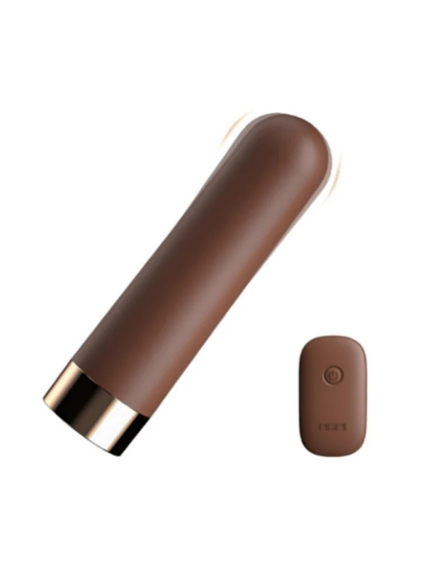 Kumandalı USB Şarjlı 10 Modlu %100 Su Geçirmez Vibratör Kahverengi - Image 3